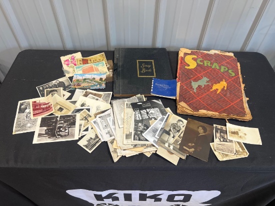 Early Americana Photographs, Scrapbooks, and Post Cards