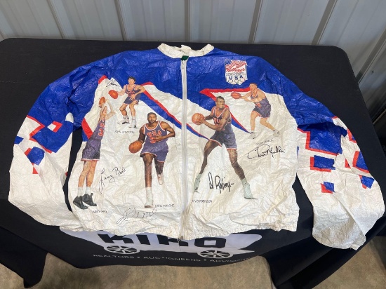 1992 USA Olympic Basketball Kelloggs Cereal Promo Jacket