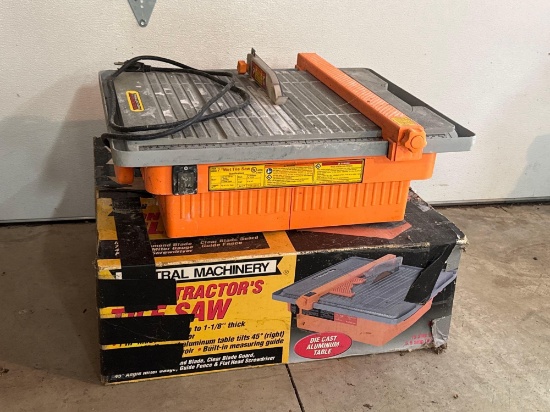 Central Machinery 7in Contractor's Tile Saw