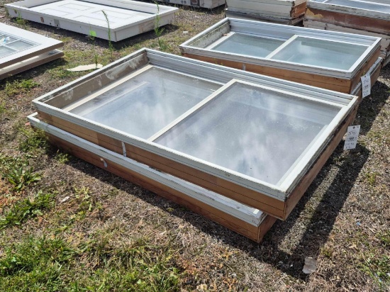 (2) 65 x 42 In. Window Frames