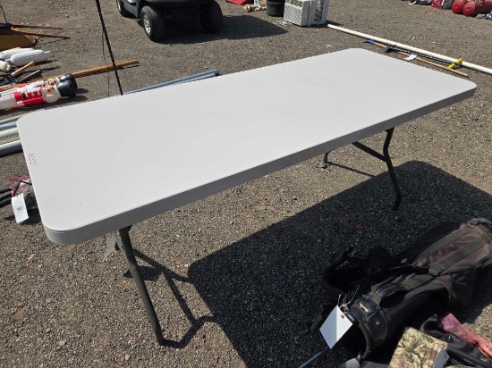 6ft Lifetime folding table