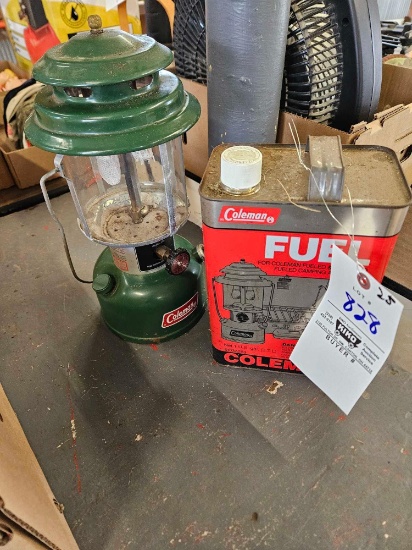 Coleman lantern and fuel