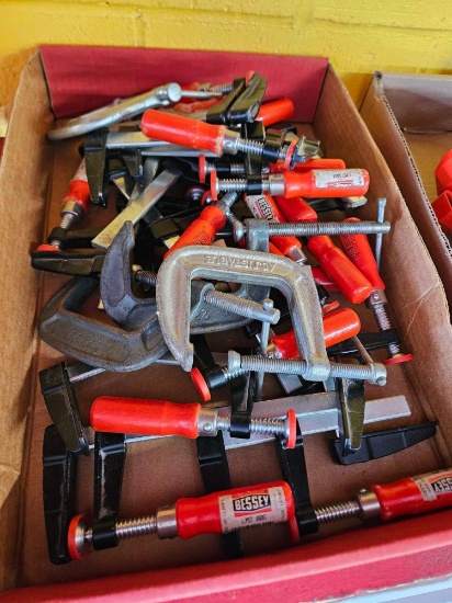 C and bar clamps