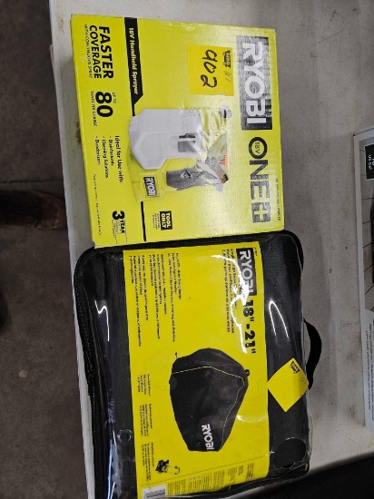 Ryobi sprayer, snow blower cover