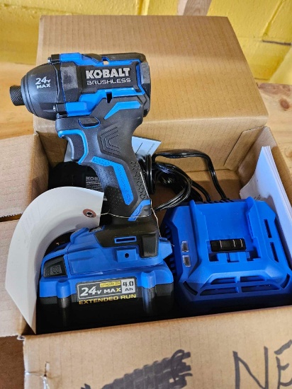 Kobalt 24v drill, works