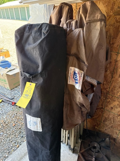 pair of ez-up tents
