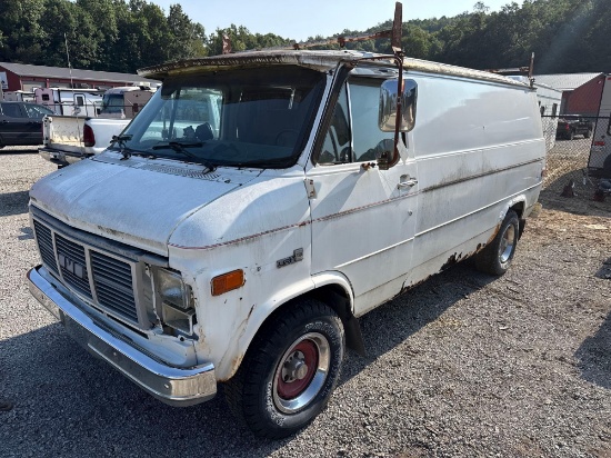 1991 GMC G2500 Vandura Van, VIN # 1GTEG25H0M7514990