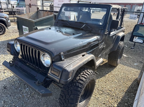 2002 Jeep Wrangler Multipurpose Vehicle (MPV), VIN # 1J4FA39S52P742797
