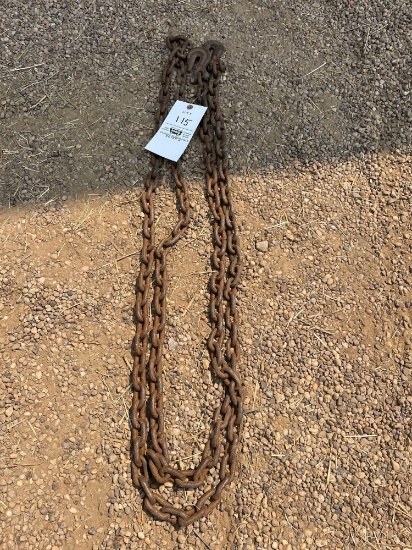 5/16 Approximately 14 ft log chain