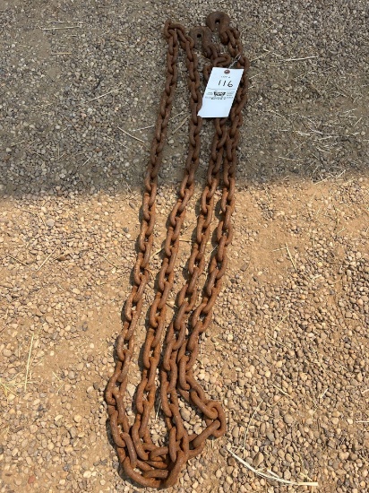 3/8 Approximately 14 ft log chain