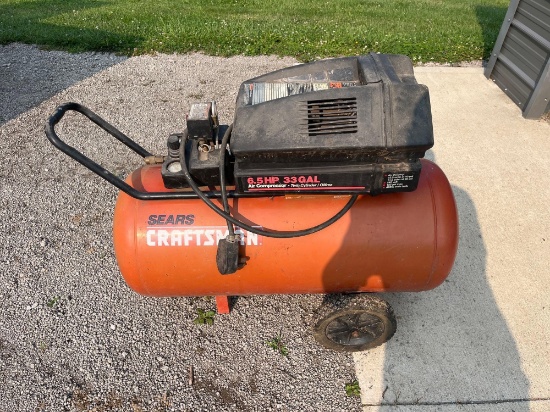 Sears Craftsman 6.5hp 33 gallon portable air compressor