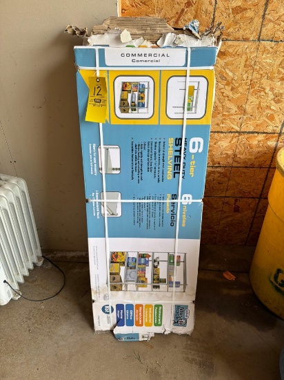 (2) New Heavy Duty Steel Shelving Units