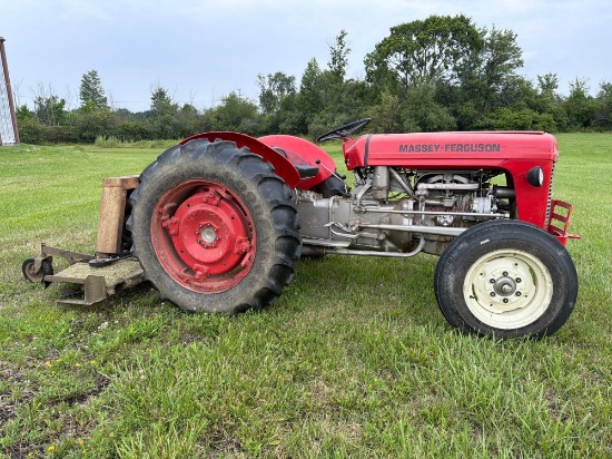 Massey- Ferguson Model TO-35 Tractor with 3 Point Woods Finish Mower