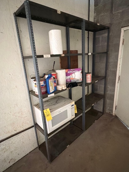 (2) Metal Shelves
