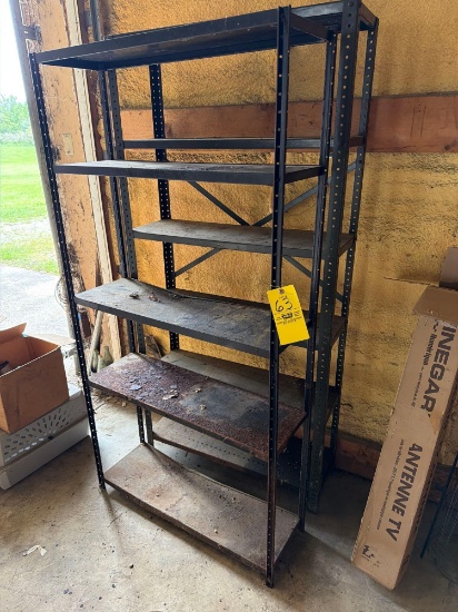 (2) Metal Shelves