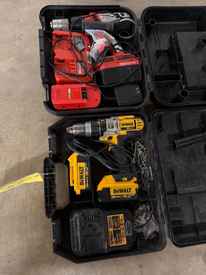 Dewalt 20v Drill, Fire Storm 24v Drill