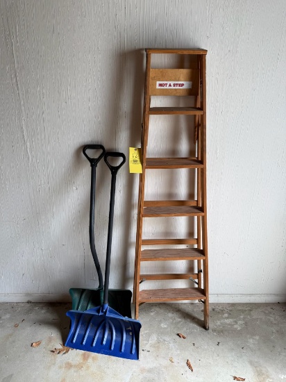 Werner 6ft Step Ladder, Snow Shovels