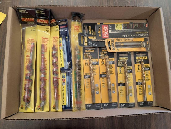 New Irwin and DeWalt Drill Bits