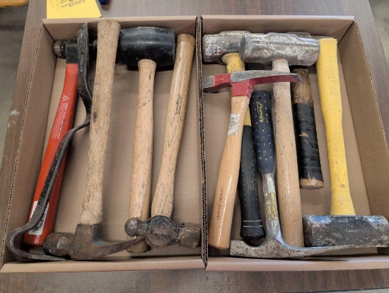Assorted Hammers, Pry Bar