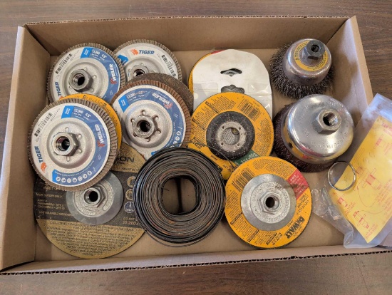 Assorted Wire Wheels, Grinding Wheels, Sanding Wheels