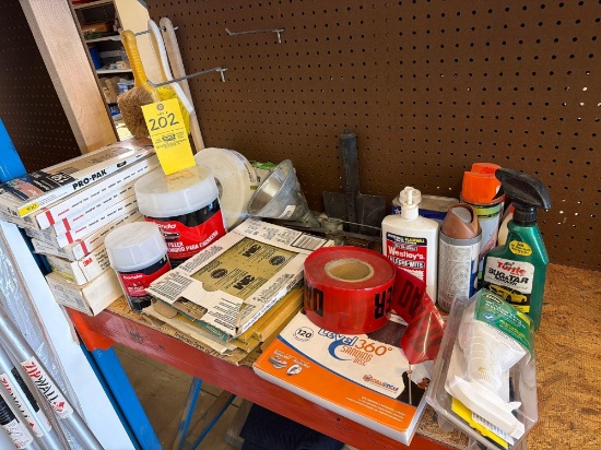 Sandpaper, Bondo, Cleaners