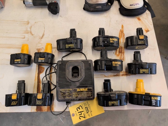 DeWalt Batteries and Charger