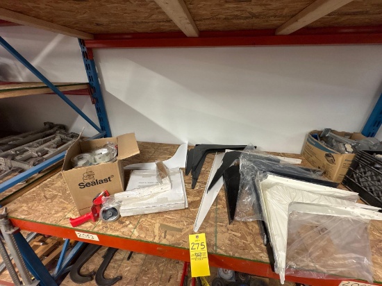 Tape Dispenser, Tape Rolls, Metal Brackets, Hard Hats, Electrical Work Boxes