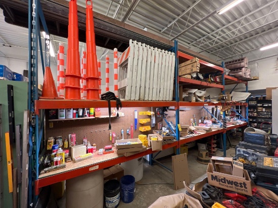 (5) Sections of Pallet Racking