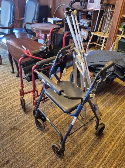 Wheelchair, Walkers, & Crutches