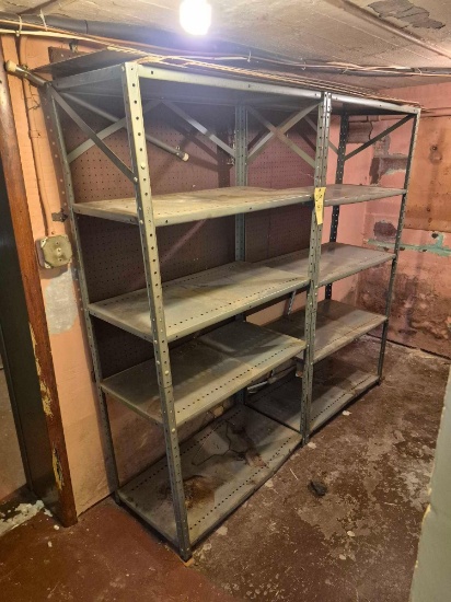(2) 6 Ft. Metal Shelving Units