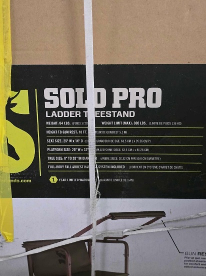 Solo Pro Ladder Tree Stand in Box