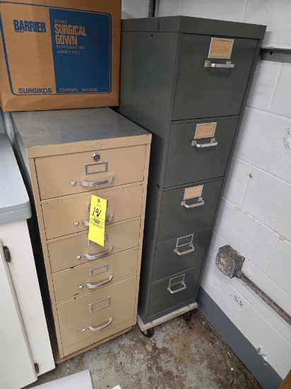 2 Cabinets & Contents Fishing Items