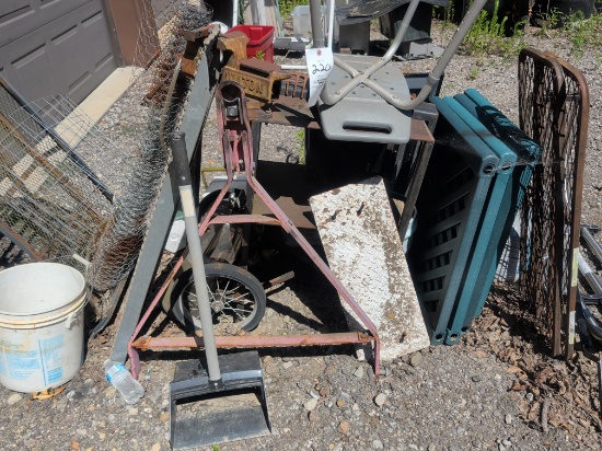Wilton Vise, truck bed extender, scrap metal lot