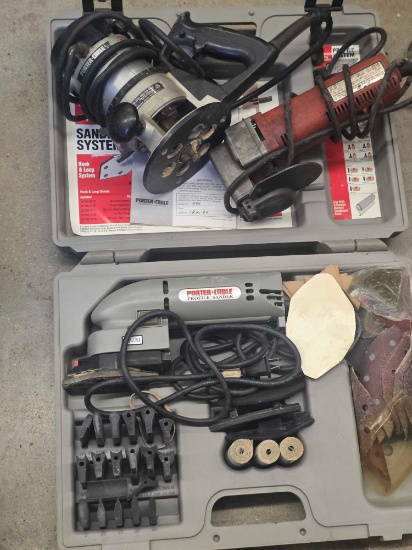 Porter Cable Sander, Router, etc