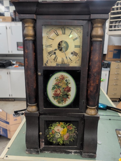 Antique Seth Thomas Eight Day column mantle Clock