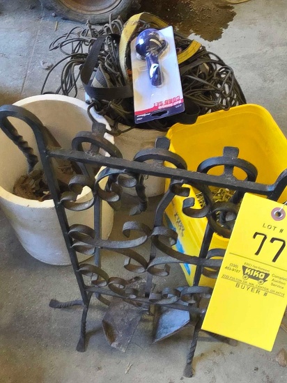 Fire Place Tool, Chain, Leg Traps