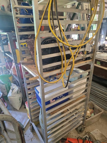 Aluminum Cart, Fishing Nets, Cord