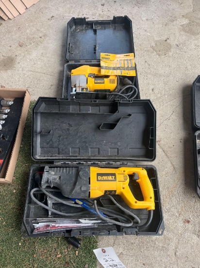 Dewalt electric Jigsaw and Reciprocating saw