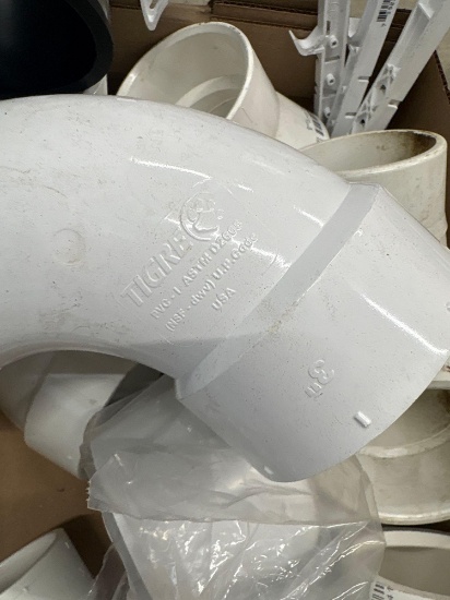 Assorted Schedule 40 3in PVC Fittings