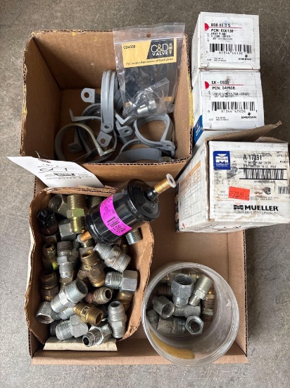 Gas Flex Fittings, Line Dryers HVAC, 2in Conduit Clamps, Line HVAC Tap