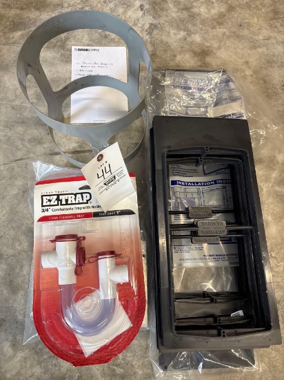 Thermo-Pan Rough In Return Air Frames, EZ Trap, Tank Holder For Fan