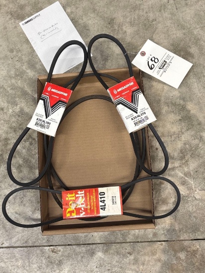 5pc Blower Belts 4L - Widths