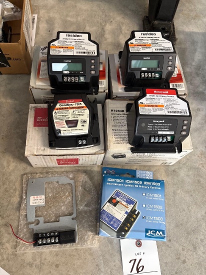 5pc Fuel Oil Primary Controls, 1pc Beckett Side Mount Relay For Fuel Primary