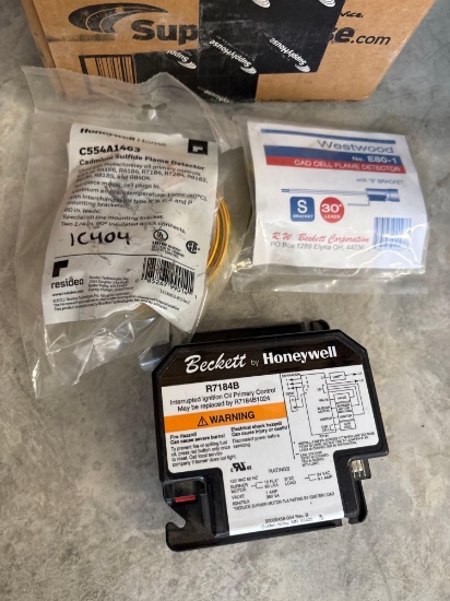 Beckett R7184B Primary Control, 2pc Cad Cell Assembly