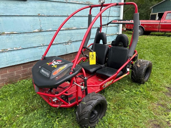 Marauder 2 seat go cart with 208cc engine, electric start