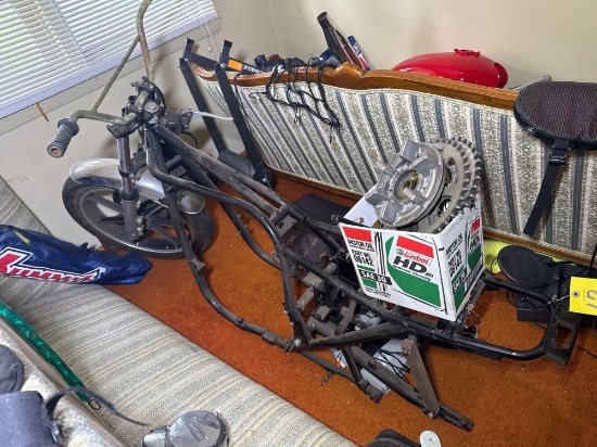 Kawasaki KZ 1000 motorcycle in parts