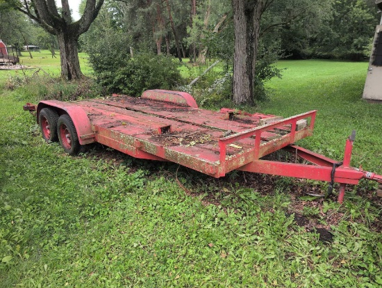 18ft tandem trailer - 2in ball - been sitting