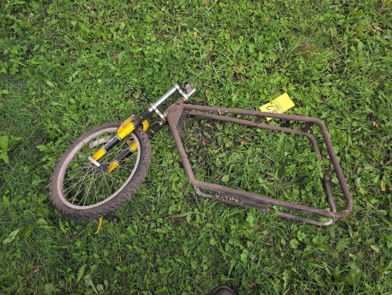 Home made moped frame