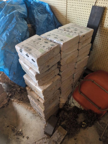 Group of Enviro brick compressed hardwood