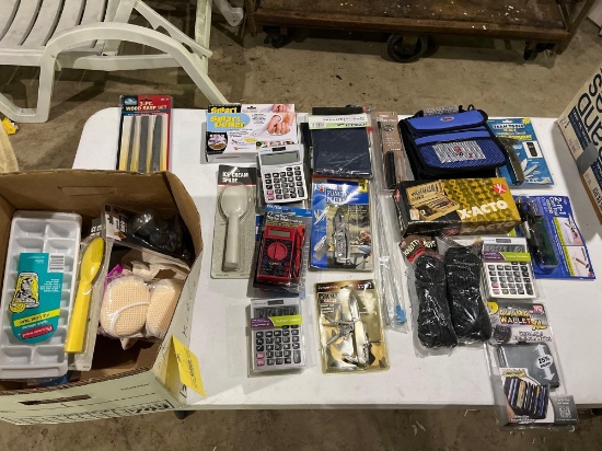 Loads of Hand Tools / Calculators / Camping Supplies etc